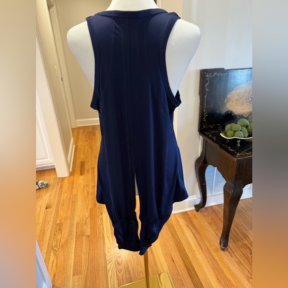 Apana Workout Ribbed Blue Tank Top - Picture 8 of 11